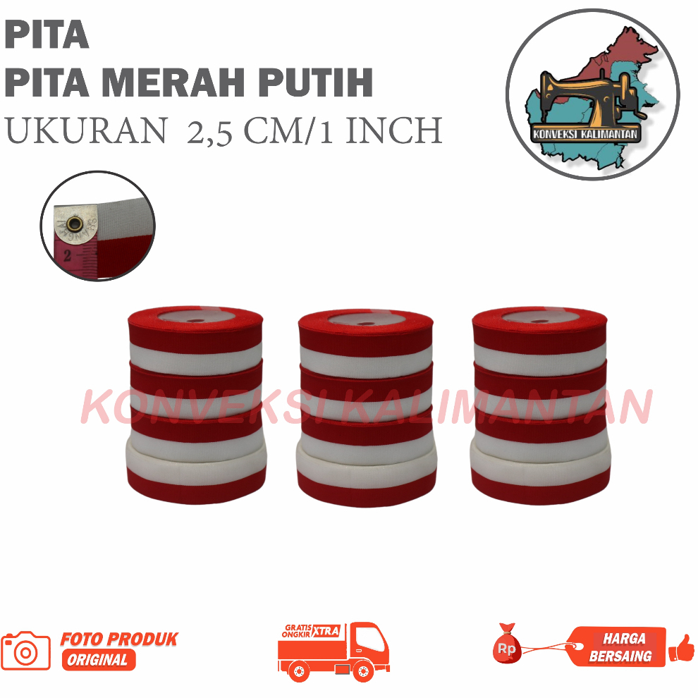 

PITA MERAH PUTIH (ROLL 2,5 CM)