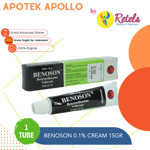 BENOSON 0.1% CREAM 15GR / BETAMETASONE