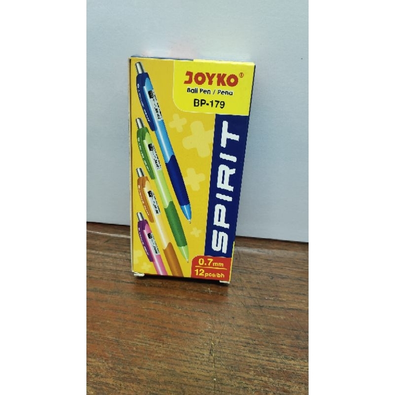 

pulpen joyko gel spirit biru 0.7mm / 12pcs
