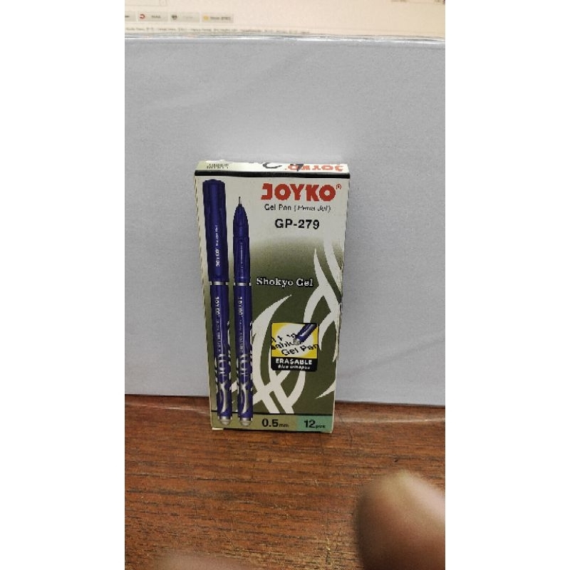 

pulpen frixion joyko biru 0.5mm /12pcs
