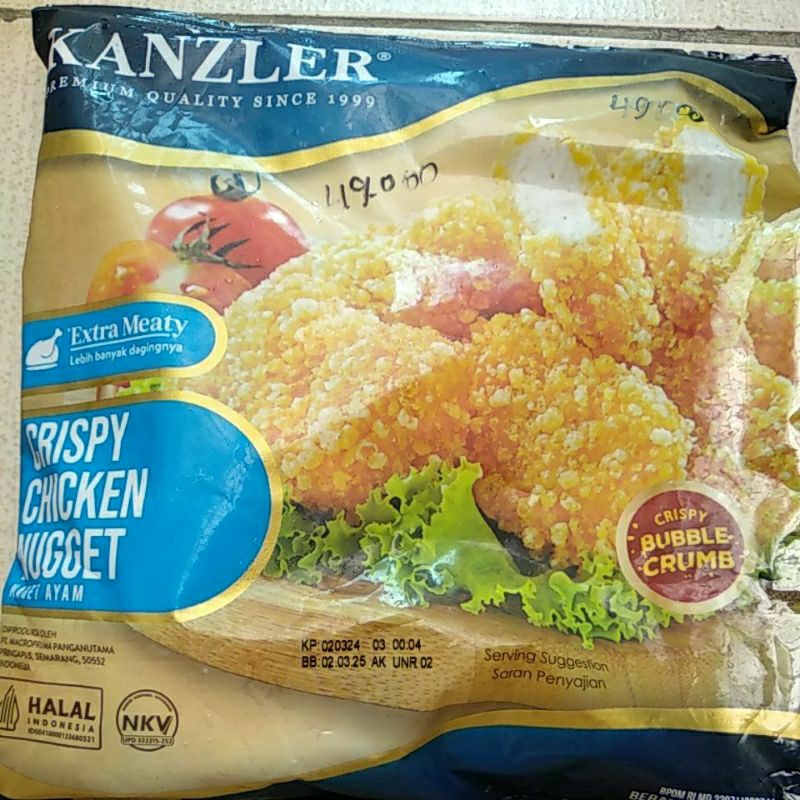 

Kanzler nugget Crispy 450gr