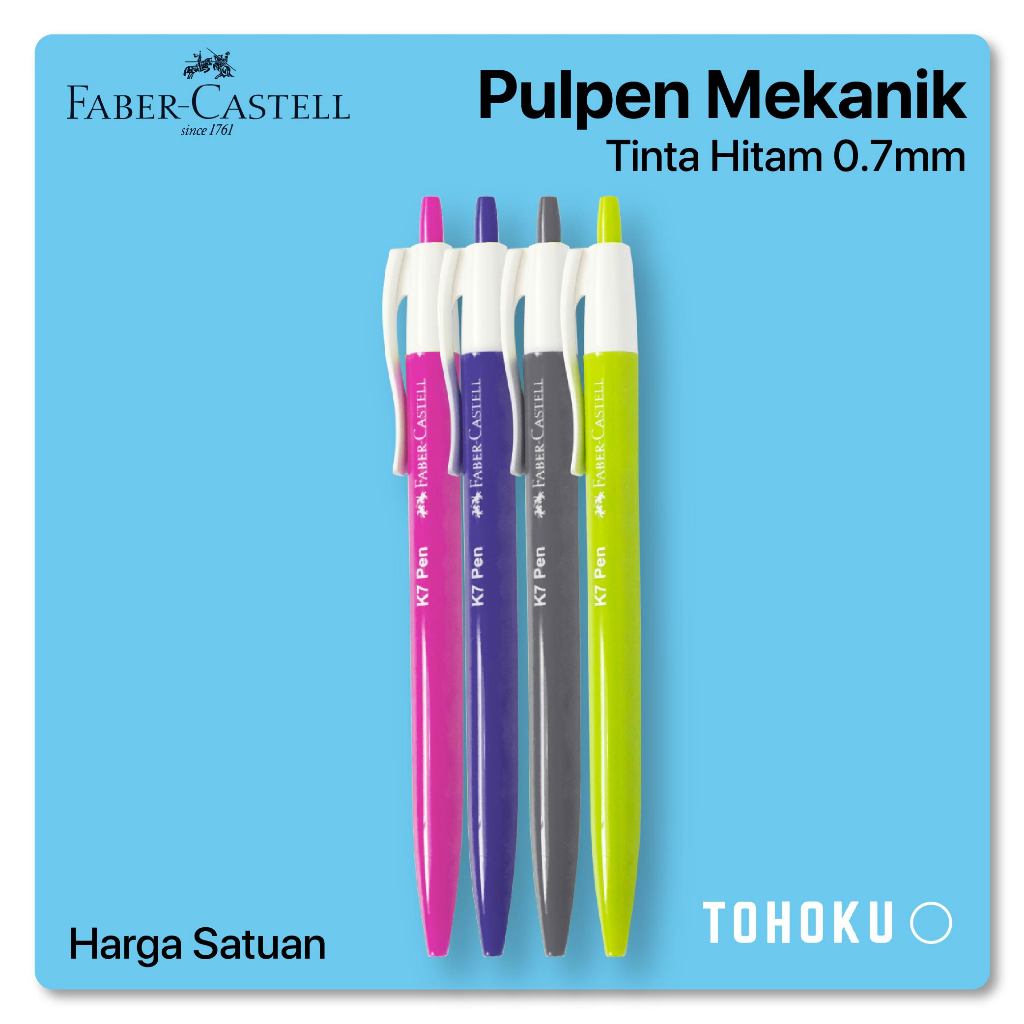 

K7 Pen Faber Castell - Pulpen Mekanik Cetekan 0.7mm