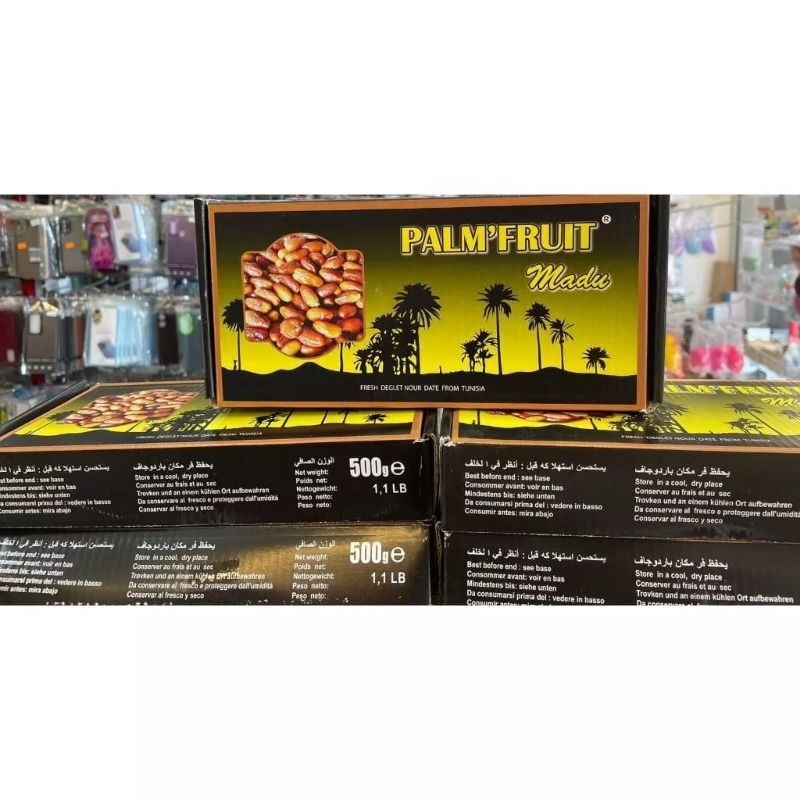 

Kurma Sukari Al Qassim Kemasan Pail Food Grade 100% Original Isi 500gram Kurma Tunisia Palm