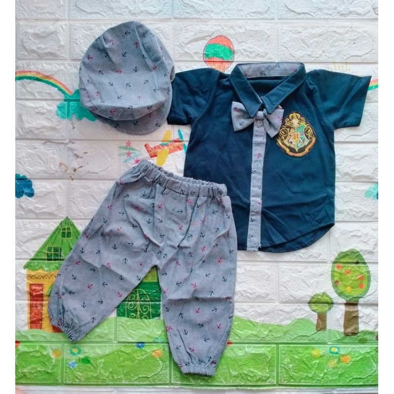 Tuxedo baju Newborn bayi Formal Jas Pesta Akikah Ulang tahun Cakep bayi laki-laki cowok untuk bayi u