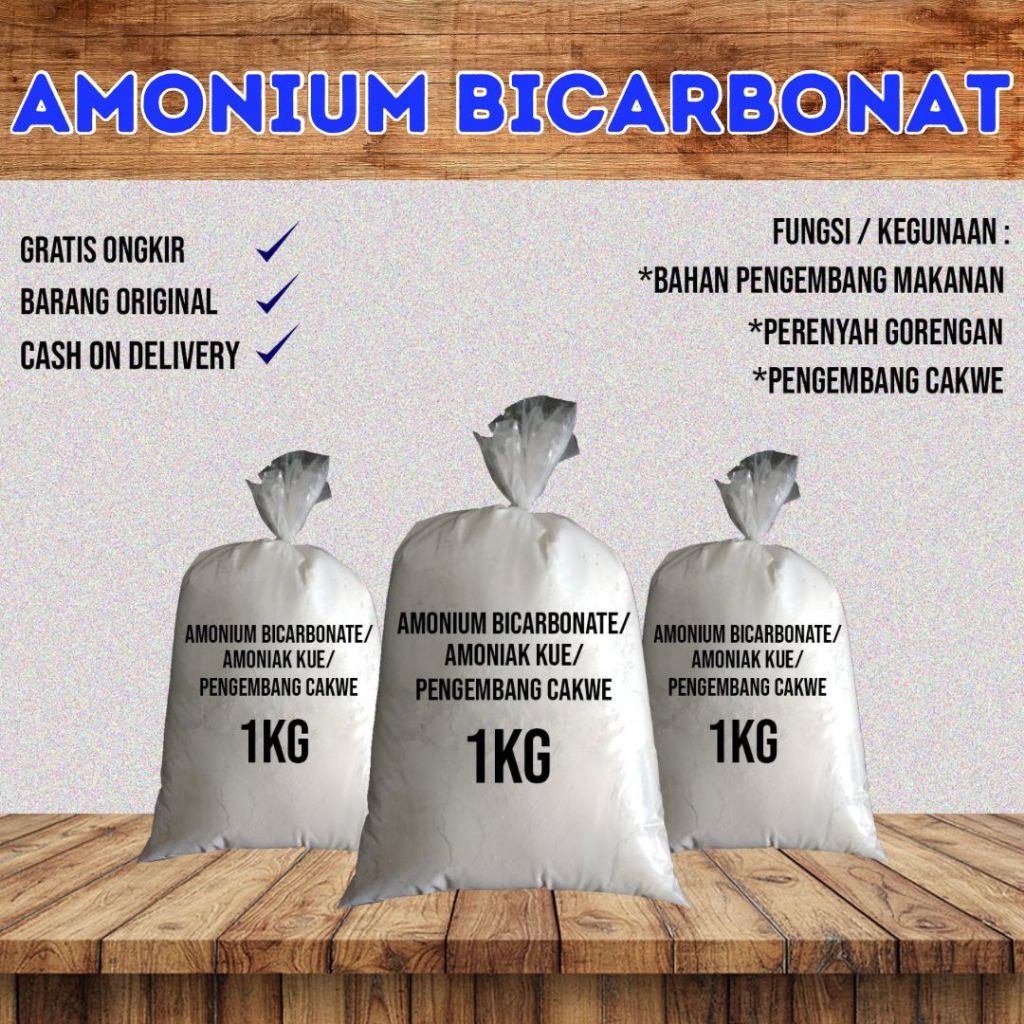 

Amonium Bicarbonate / Pengembang Kue / Cakwe