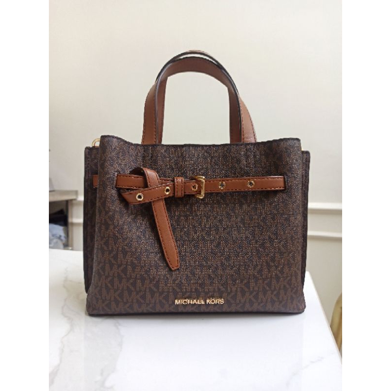 Michael Kors MK Bag Tas Emilia Satchel (Authentic 100% Ori)