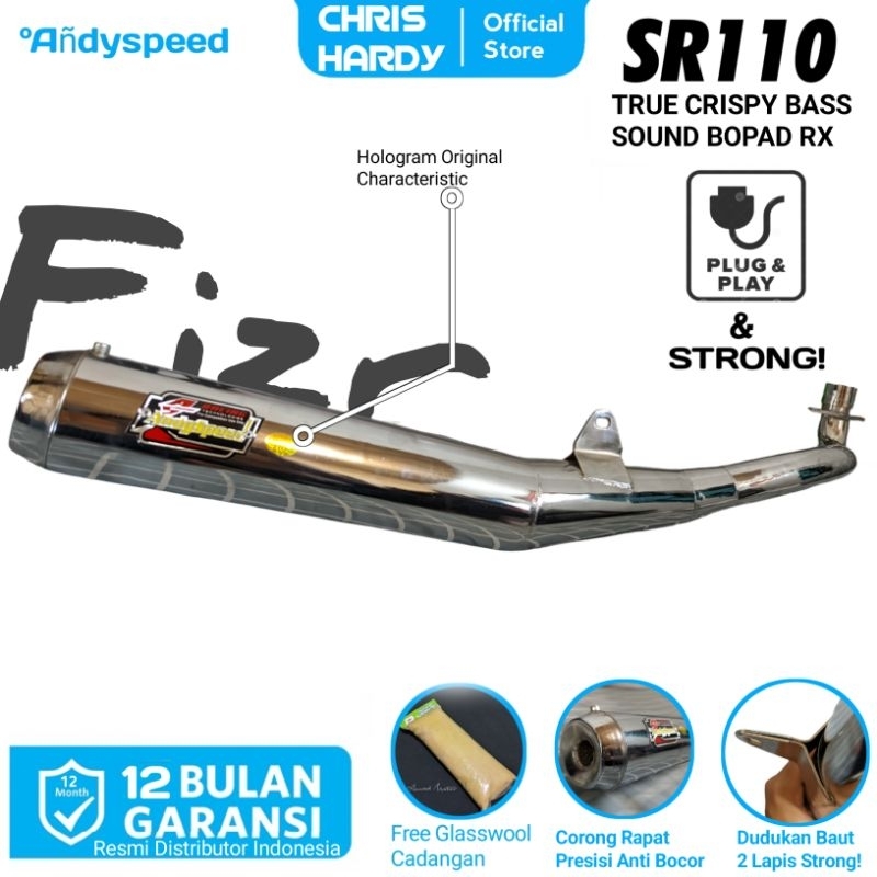 KNALPOT FIZR BAMBU SUARA BOPAD NGEBAS DAN GARING ANDYSPEED
