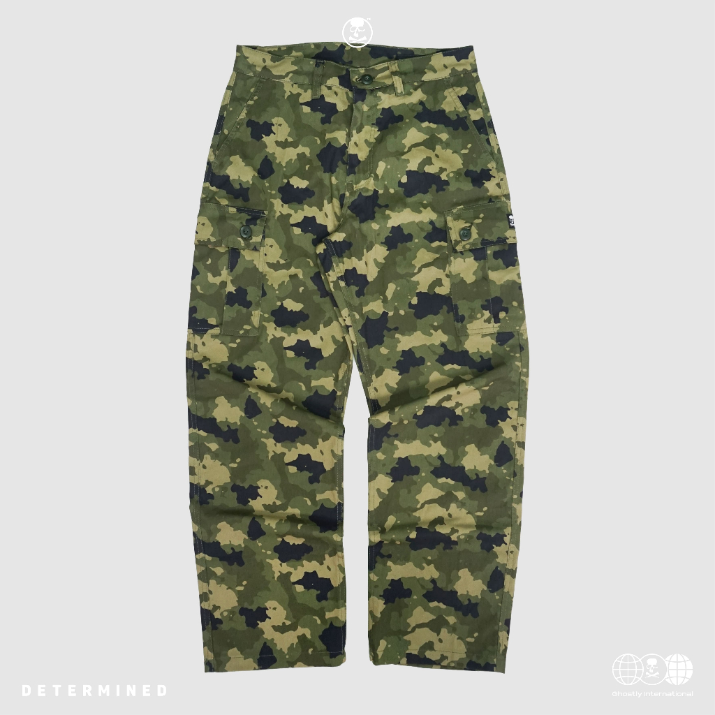 DETERMINED Cargo Longpants MAPLE GREEN Celana Panjang Pria