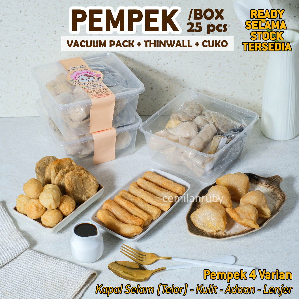 

PEMPEK Ikan Tenggiri (FROZEN) 25 pcs