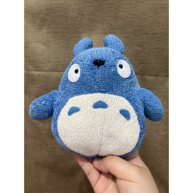 [Rare] Boneka totoro biru rajut Sun Arrow design by Studio Ghibli