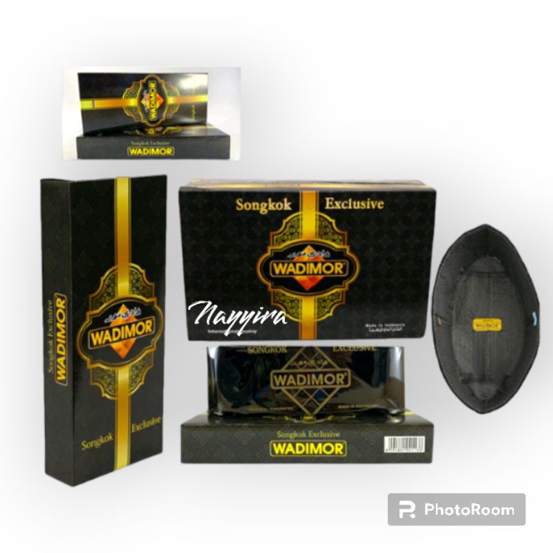 Songkok wadimor/Kopiah wadimor/Songkok hitam polos/Peci sholat