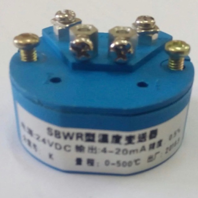 24VDC K Type Thermocouple Transmitter 0 - 1000C Output 4