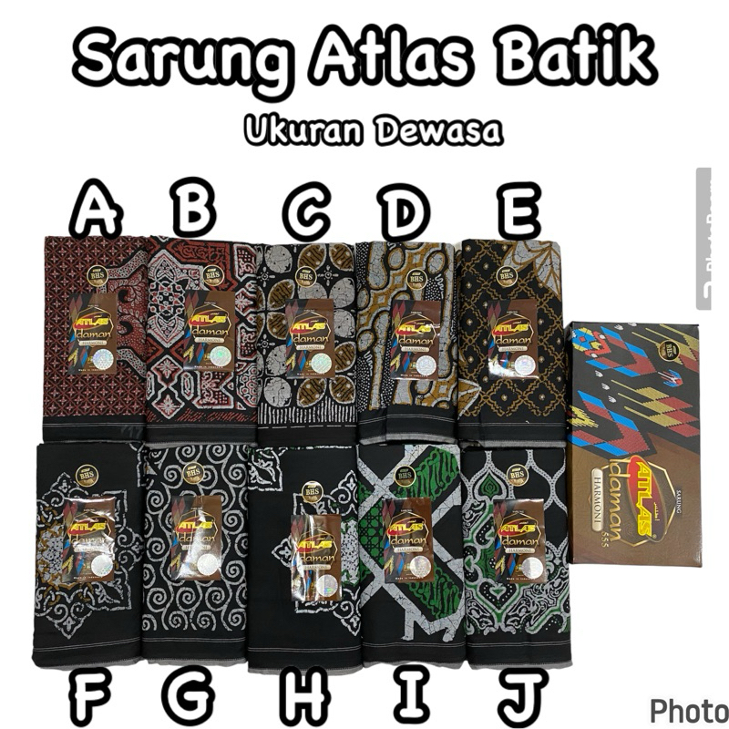 Sarung Atlas Idaman Kembang/Harmoni Motif BHS