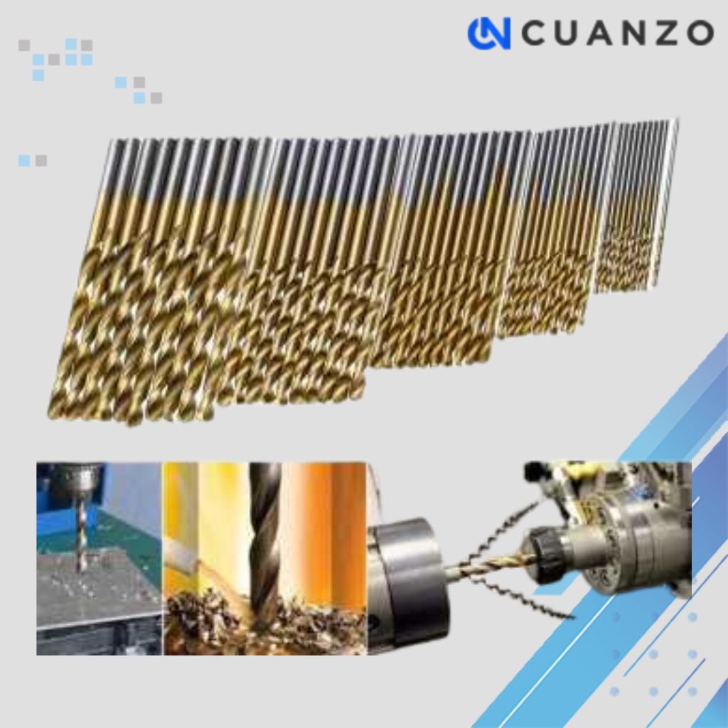 Mata Bor Power Drill Bits Titanium Coated 50 PCS / Mata Bor Pembolong Pelubang Lubang Pelobang Ukir 