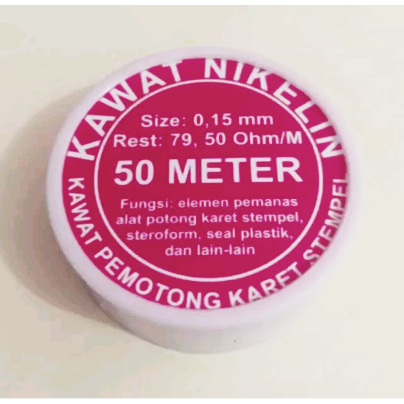 Kawat Nikelin 0,15 mm