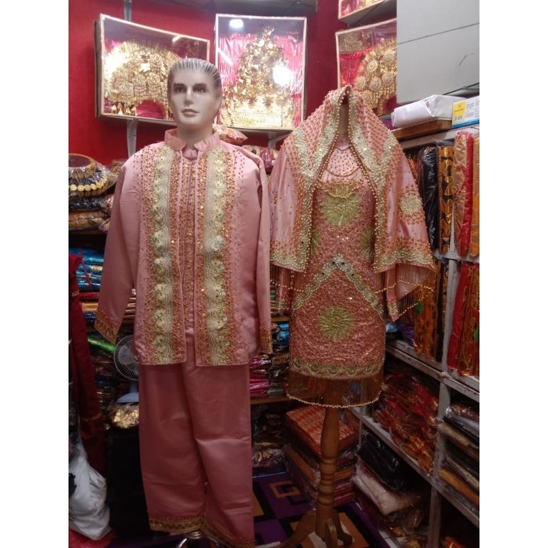 Baju Pengantin/ Penganten Minang Renda India
