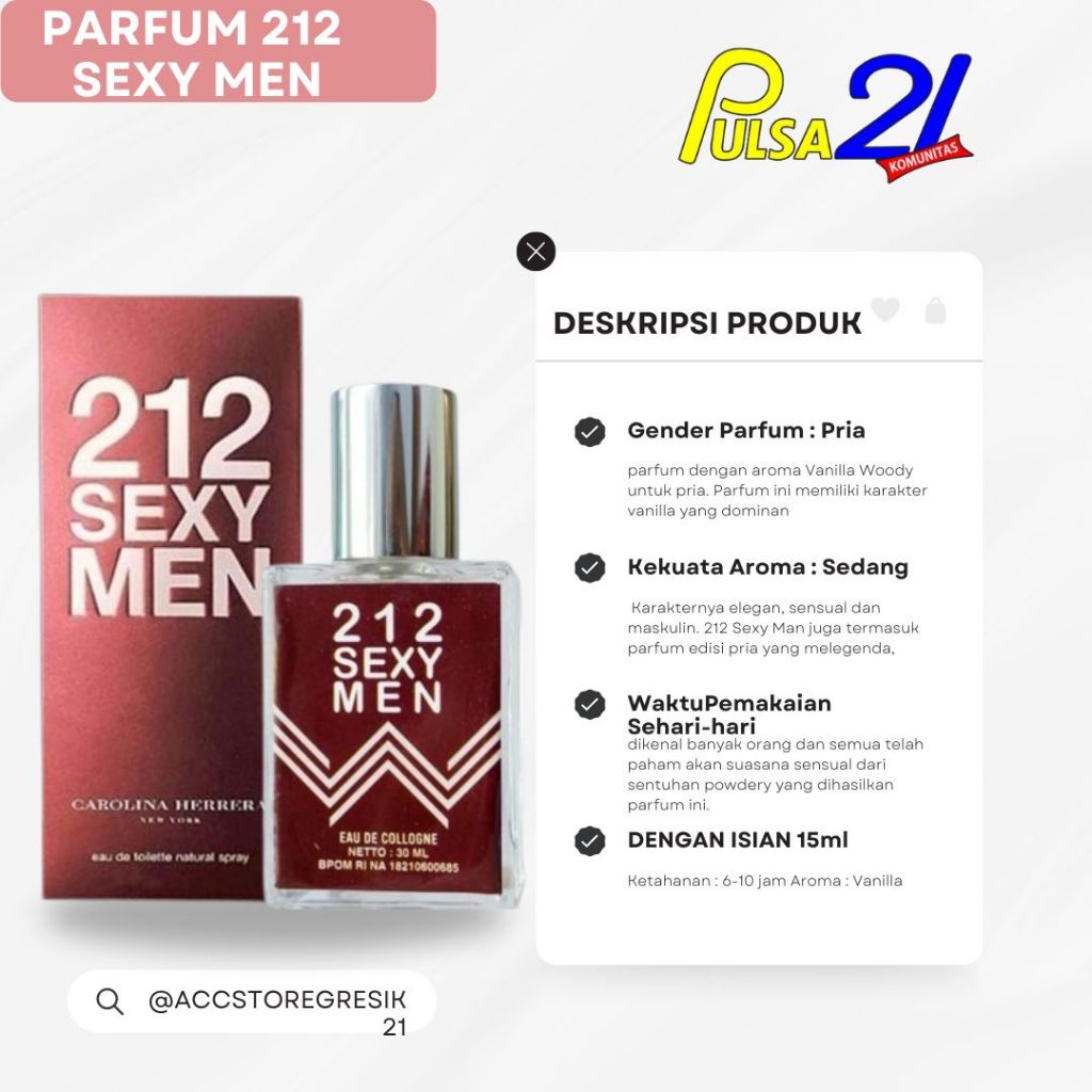 Original Parfum 212 Sexy Men
