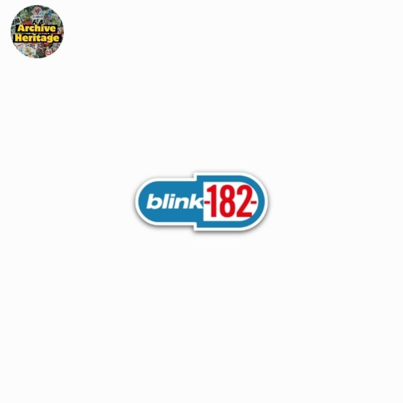 

sticker band BLINK 182 logo capsule pop punk stiker