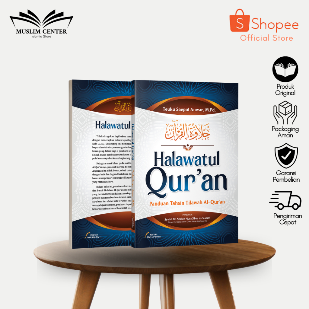 BUKU HALAWATUL QURAN - PANDUAN TAHSIN TILAWAH AL QURAN PUSTAKA IMAM ASY SYAFII