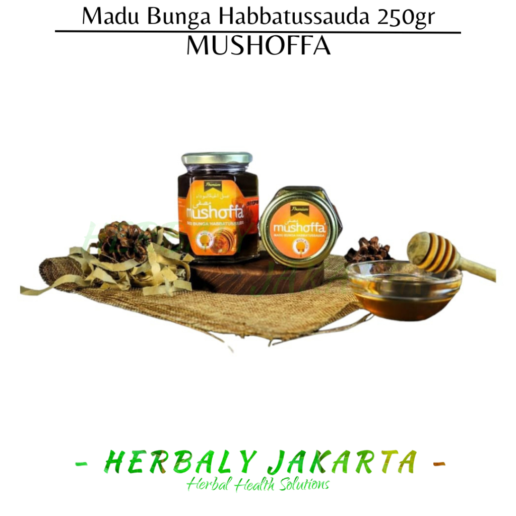 

Madu Bunga Habbatussauda MUSHOFFA 250gr Madu Murni Bunga Habbatussauda Asli