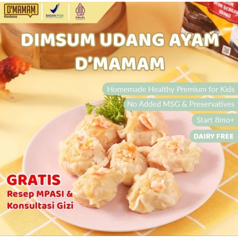 

D'MAMAM Dimsum Ayam Udang / Homemade / BPOM & Halal / Healthy Food For Kids