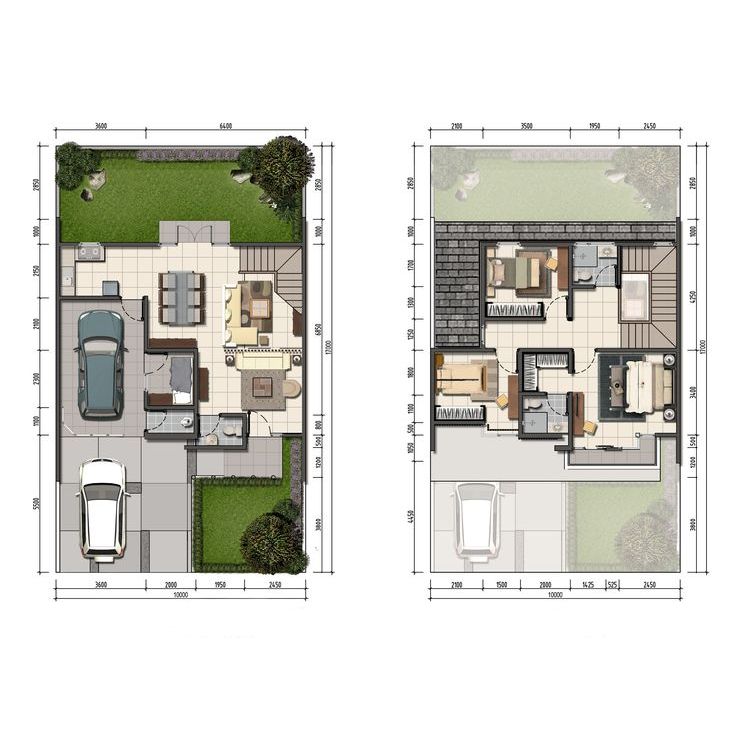 desain rumah 2 lantai dengan konsep modern minimalis