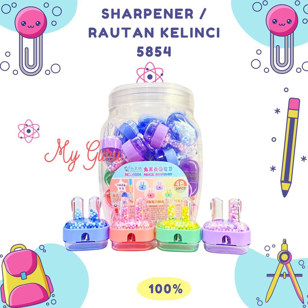 

[PCS] SHARPENER / RAUTAN KELINCI 5854 / 5858 / RENCAI RC-820 / RENCAI RC-853 2 LUBANG