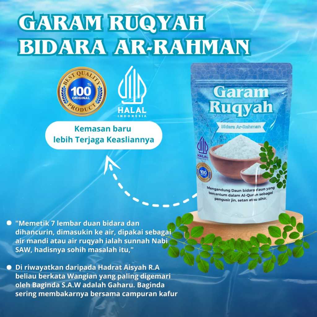 

Garam Ruqyah Ar Rahman 1kg Terapi Diri Pengusir Jin, Sihir, Dan Aura Negatif Pada Wajah