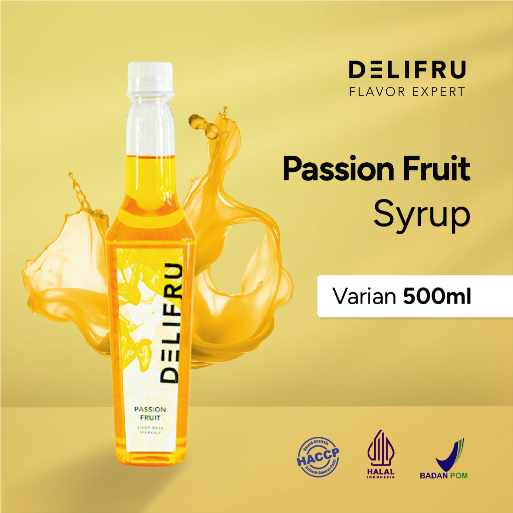 

Syrup Passion Fruit Delifru 500 ml - Sirup Markisa Premium