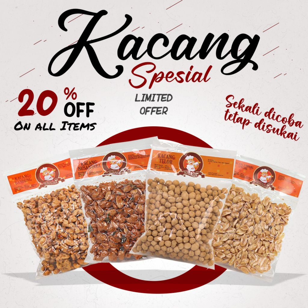 

Kacang Bandung / Nusantara / Telur / Bawang Spesial - Mayasari