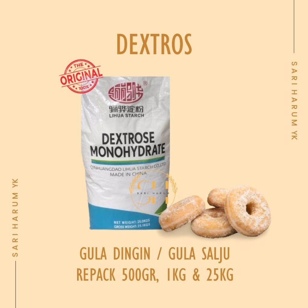

Gula dingin | Gula salju | Gula donat | gula halus | Dextros Monohydrate 1000gr