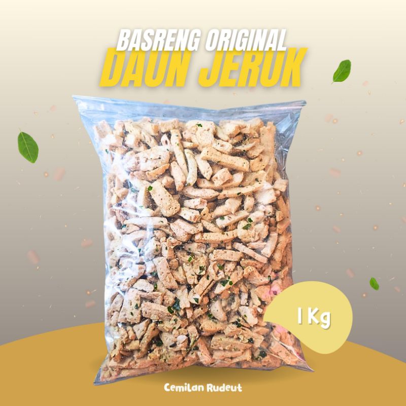 

CEMILAN RUDEUT Basreng Viral Original Daun Jeruk Baso Goreng 1kg