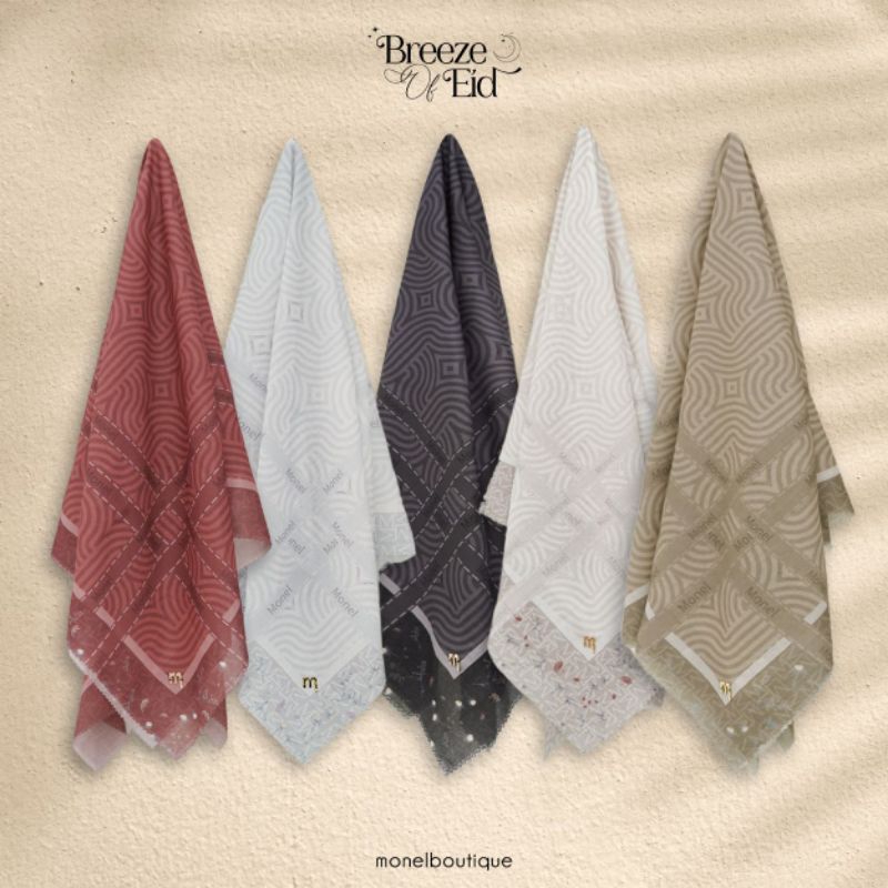 MONEL - hijab segi empat - NOREEN SACRF SERIES