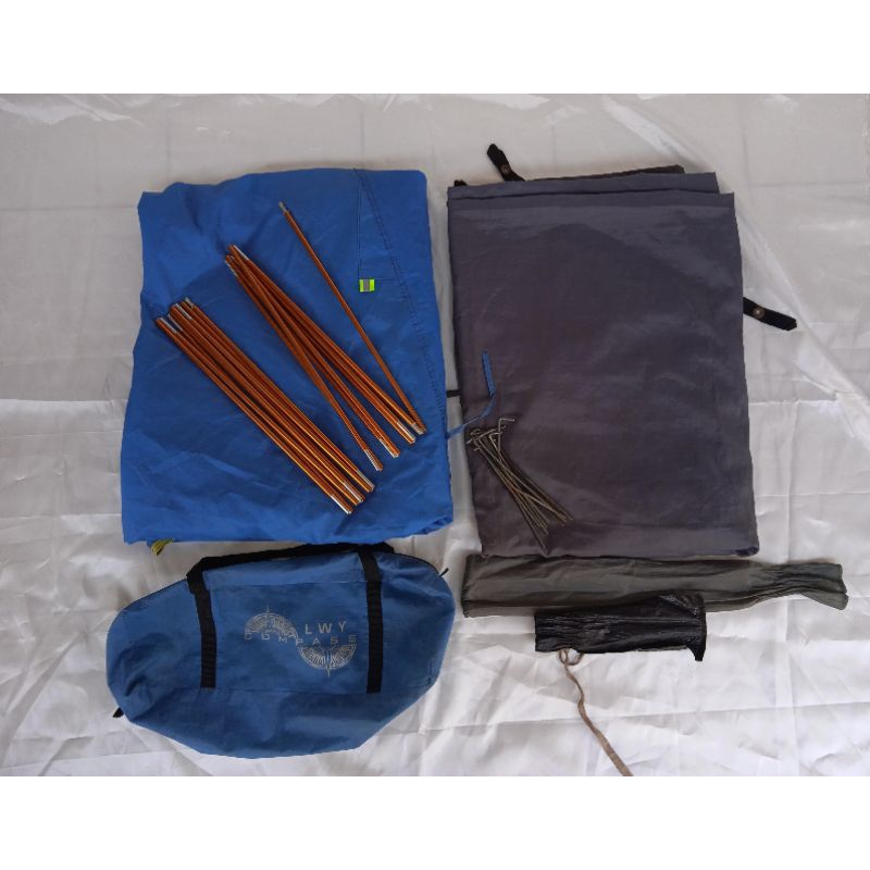 tenda compas aloy kapasitas 2-3/double layer/tendasecond/tenda camping second / tenda double layer /