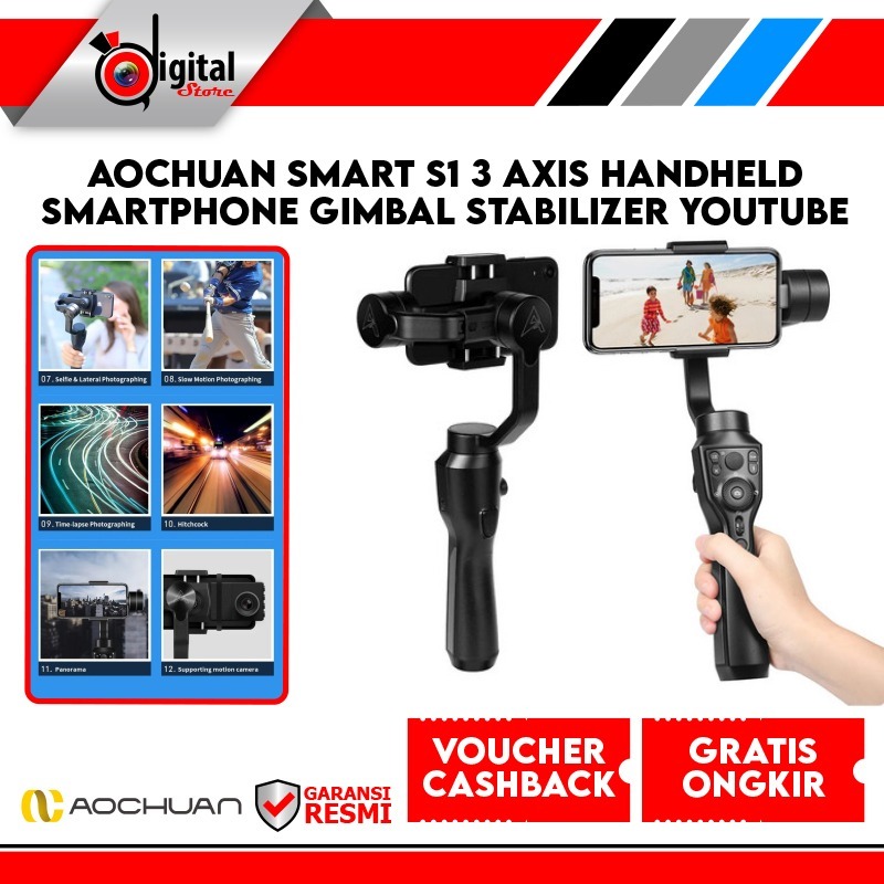 AoChuan Smart S1 Gimbal Stabilizer 3 Axis