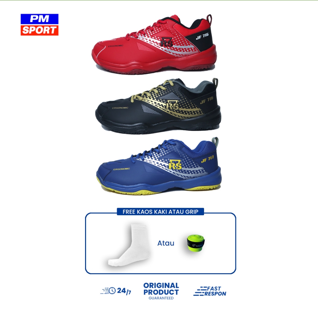 SEPATU BADMINTON RS REINFORCE SPEED JF 715 716 717
