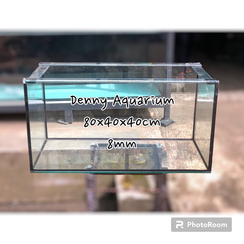 AQUARIUM KACA UKURAN 80x40x40cm 8mm FULL
