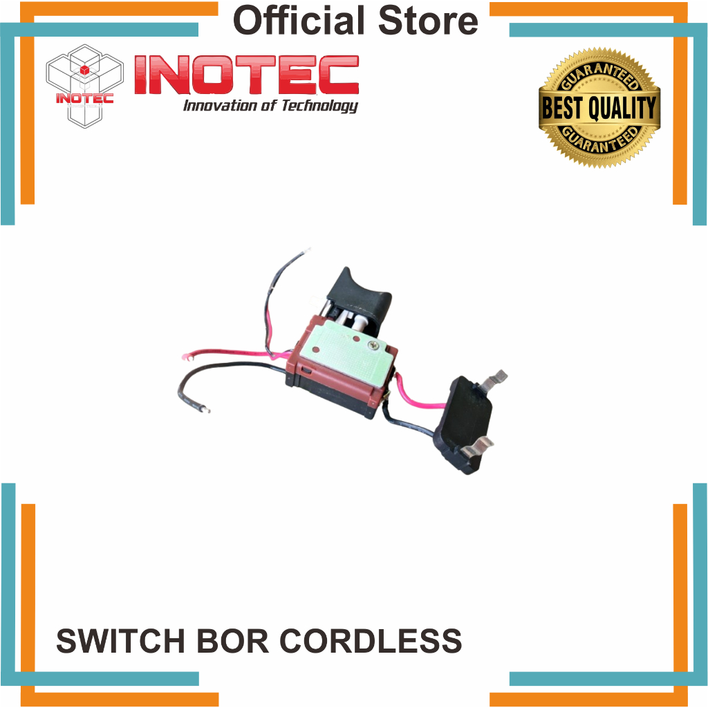 Switch / saklar bor cas / cordless inotec