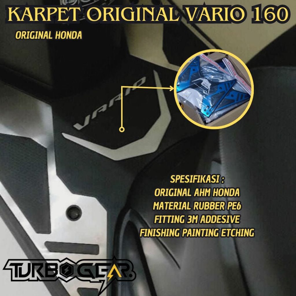 Karpet Pijakan Vario 160 Cbs Abs 2023 Original Ahm