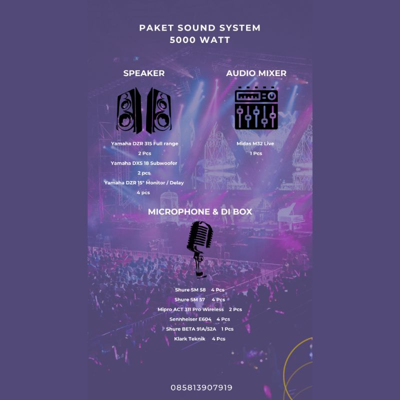 sewan sound system 5000 watt