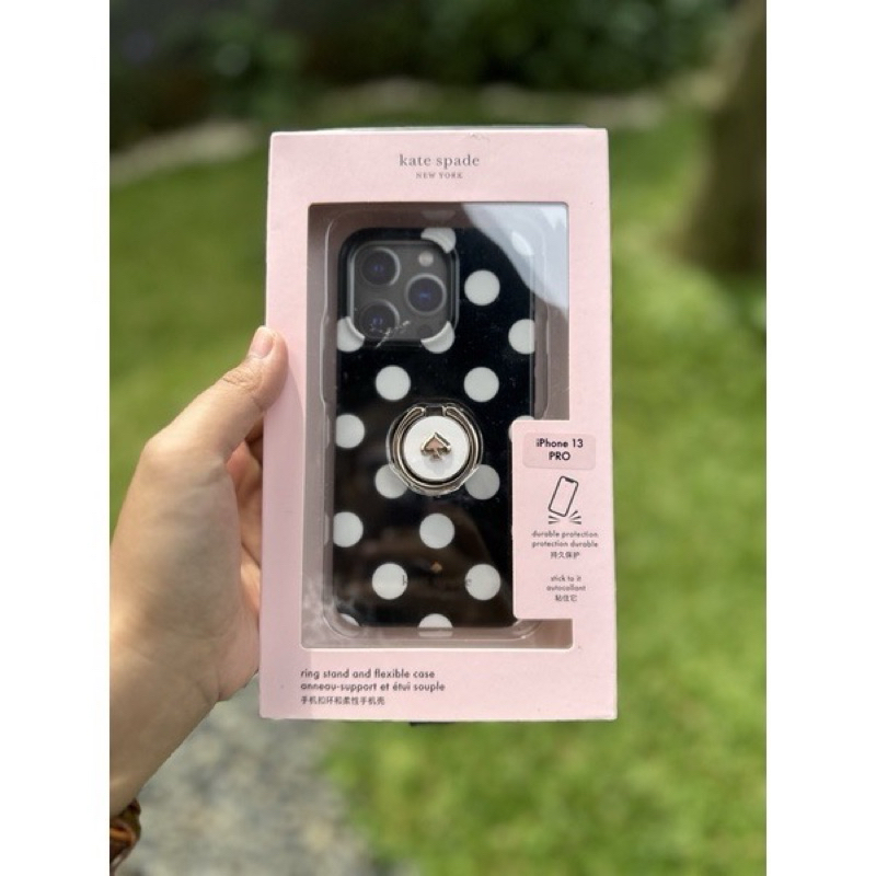 NEW Kate Spade Apple Iphone 13 Pro Case Casing Polkadot Phone