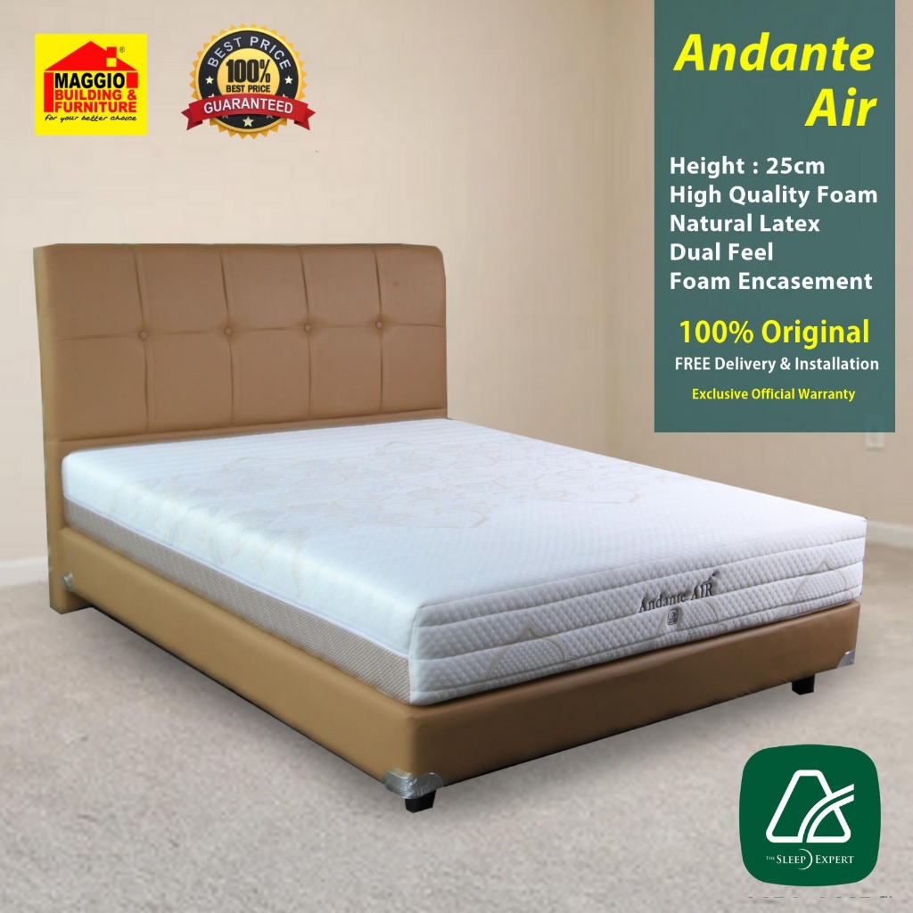 KASUR FULL LATEX ANDANTE AIR - AIRLAND SPRINGBED