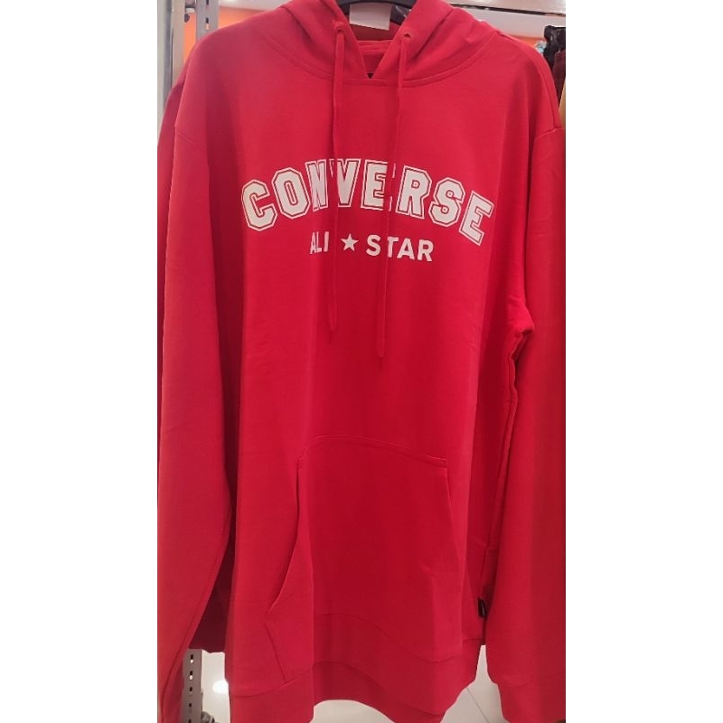 SALE Hoodie Pria CONVERSE All Star Red Original Sports Station Diskon 70%