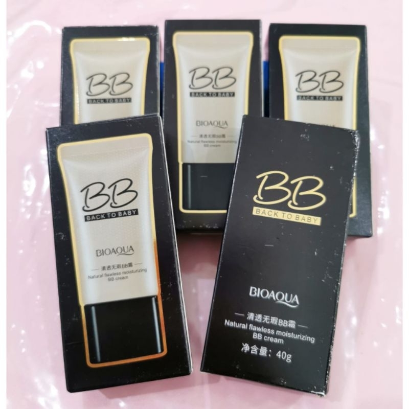 BIOAQUA Natural Flawless Moisturizing BB Cream 40 gr Kosmetik Wajah