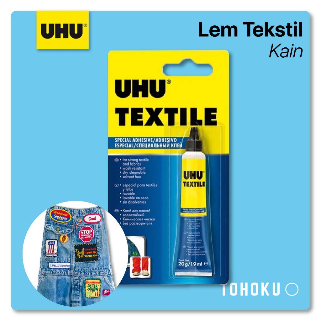 UHU Textile - Kain | Lem Kain Baju DLL