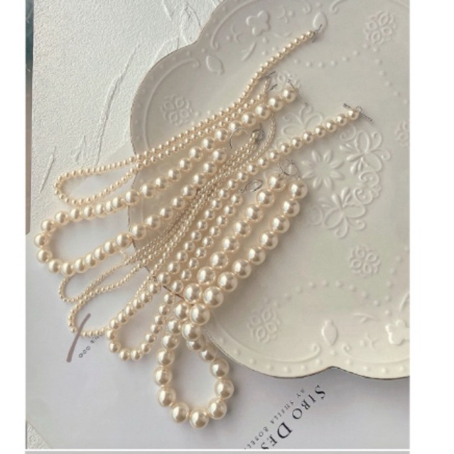 swarovski pearl necklace 925 silver