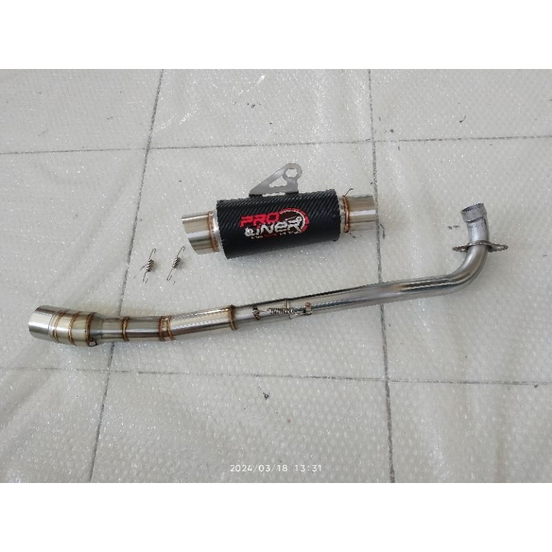 Knalpot Racing Proliner Pnp Motor Bebek Jupiter Z1 Vega Karisma Supra X Revo Fit Revo Fi Prima
