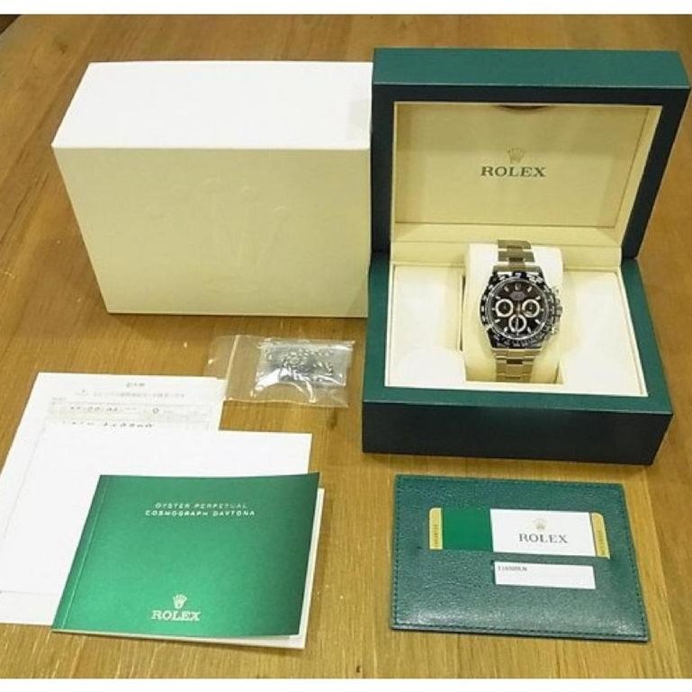 [ Jam Rolex ] Jam Tangan Pria Rolex Daytona Otomatis - Jam Tangan Rolek Pria Stainless Silver Black