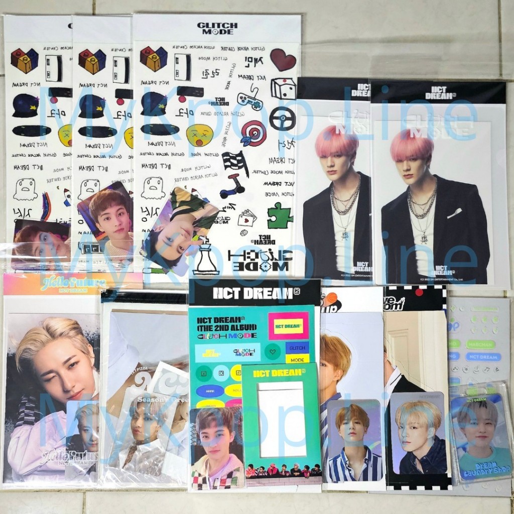 NCT Dream Glitch Mode We Boom WGU Hello Future Laundry Dream MD Official Merchandise Glimo Mini Tatt