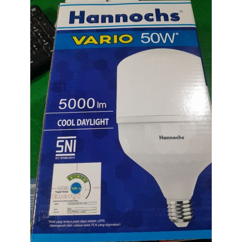hannochs vario bohlam bola lampu led 50 watt